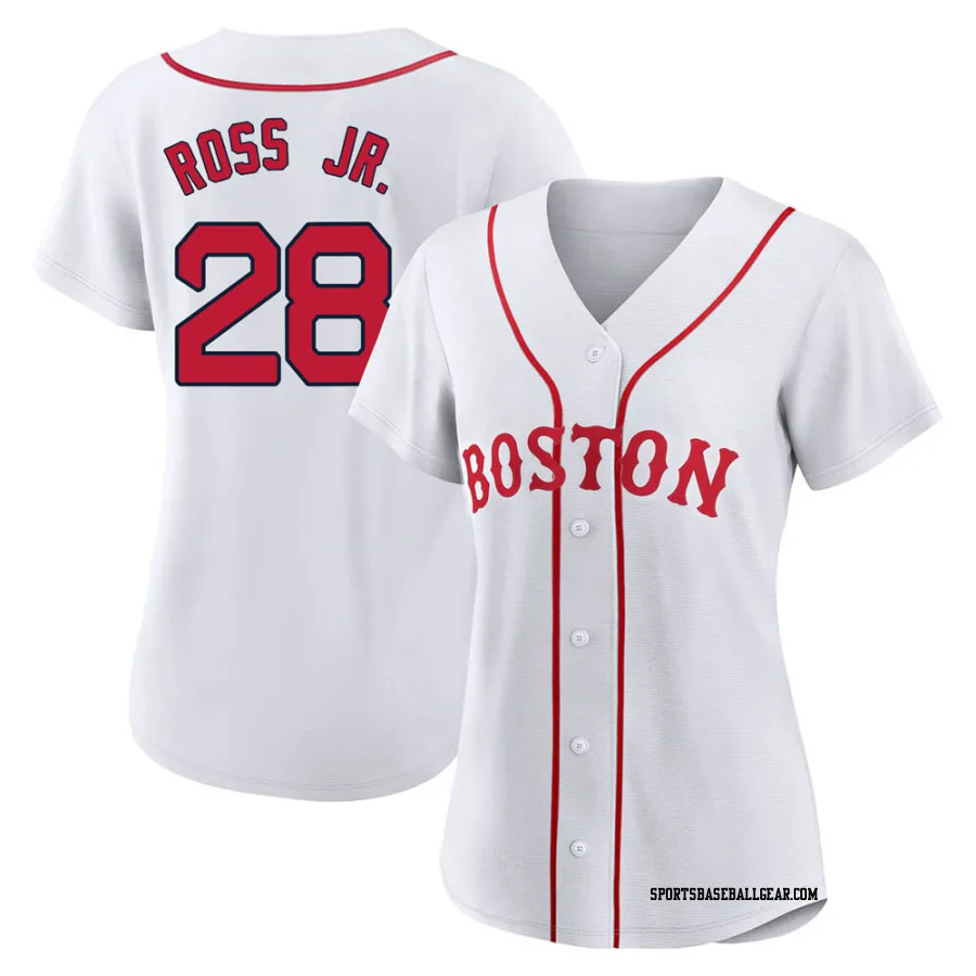 Robbie Ross Jr. Women's Boston Red Sox White Authentic 2021 Patriots' Day Jersey