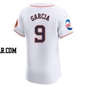 Robel Garcia Men's Houston Astros White Elite Home Patch Jersey