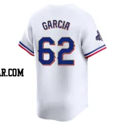 Robert Garcia Men's Texas Rangers Gold Limited White 2024 Collection Jersey