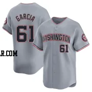 Robert Garcia Men's Washington Nationals Gray Limited Road Jersey