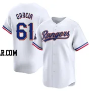 Robert Garcia Youth Texas Rangers Gold Limited White 2024 Collection Jersey