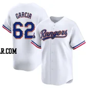 Robert Garcia Youth Texas Rangers Gold Limited White 2024 Collection Jersey