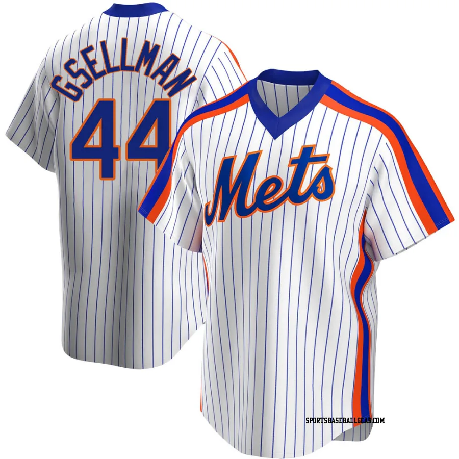 Robert Gsellman Men's New York Mets White Replica Home Cooperstown Collection Jersey
