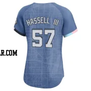 Robert Hassell III Women's Washington Nationals Blue Limited 2025 City Connect Jersey