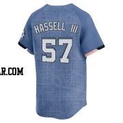 Robert Hassell III Youth Washington Nationals Blue Limited 2025 City Connect Jersey