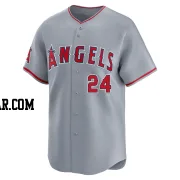 Robert Stephenson Men's Los Angeles Angels Gray Limited Away Jersey