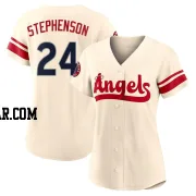 Robert Stephenson Women's Los Angeles Angels Cream Replica 2022 City Connect Jersey