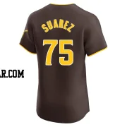 Robert Suarez Men's San Diego Padres Brown Elite Road Vapor Premier Jersey
