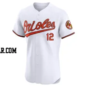Roberto Alomar Men's Baltimore Orioles White Elite Home Jersey