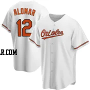 Roberto Alomar Men's Baltimore Orioles White Replica Home Jersey