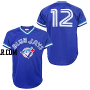 Roberto Alomar Men's Toronto Blue Jays Blue Authentic 1993 Throwback Jersey