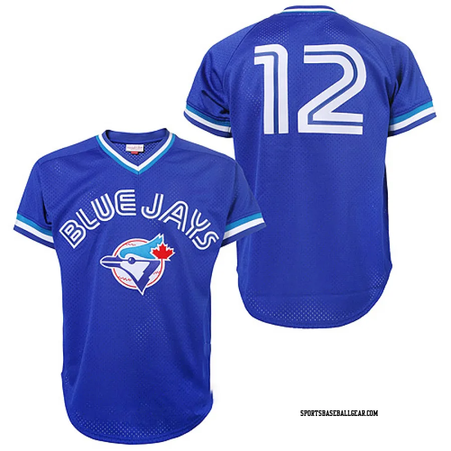Roberto Alomar Men's Toronto Blue Jays Blue Authentic 1993 Throwback Jersey