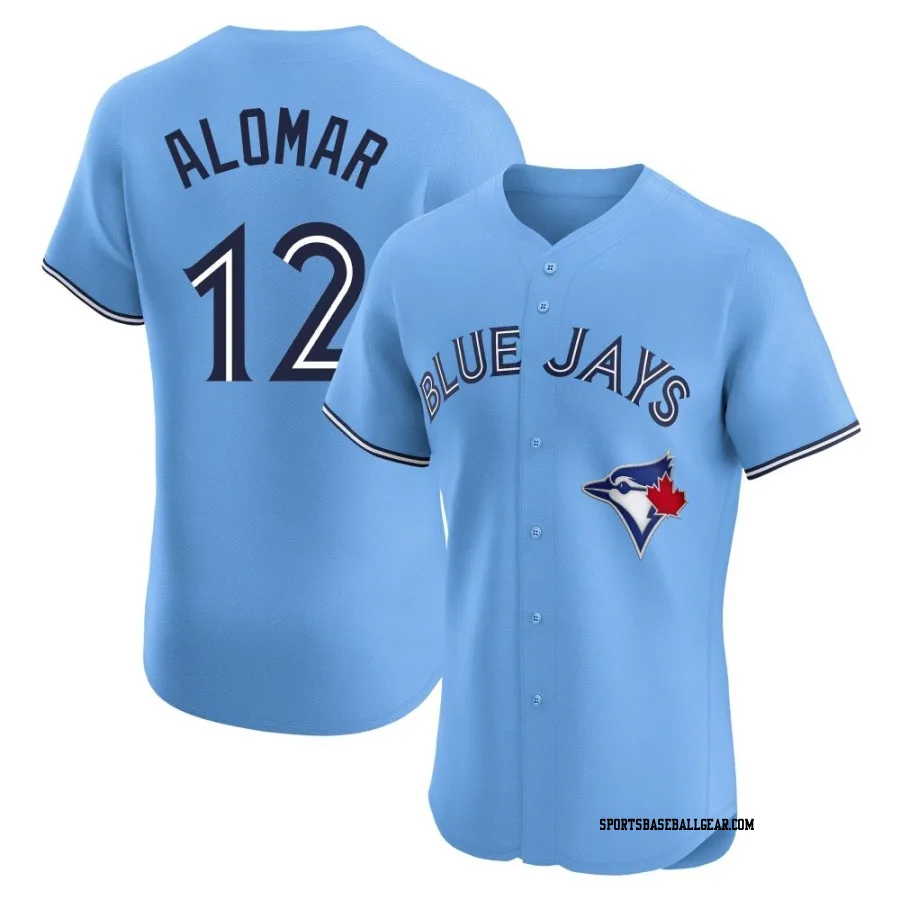 Roberto Alomar Men's Toronto Blue Jays Blue Elite Powder Alternate Jersey