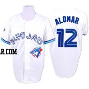 Roberto Alomar Men's Toronto Blue Jays White Authentic 1993 Throwback Jersey