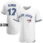Roberto Alomar Men's Toronto Blue Jays White Authentic Home Jersey