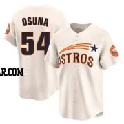 Roberto Osuna Men's Houston Astros Cream Limited Throwback Cooperstown Collection Jersey