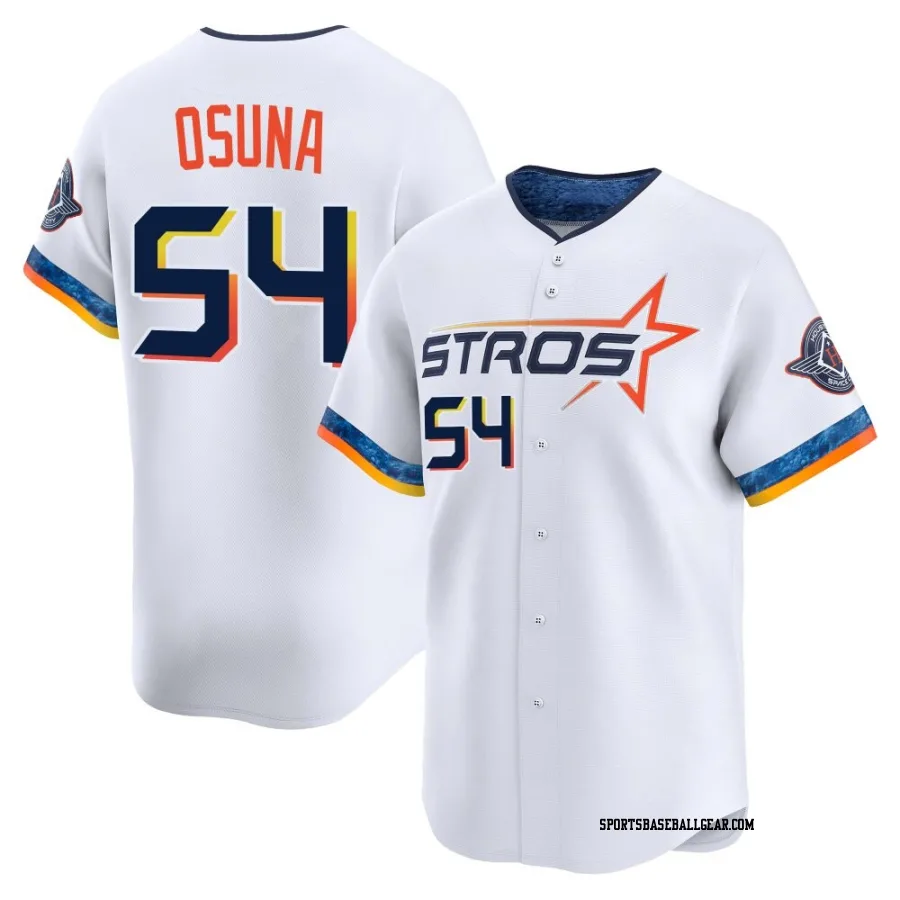 Roberto Osuna Men's Houston Astros White Limited 2025 City Connect Jersey