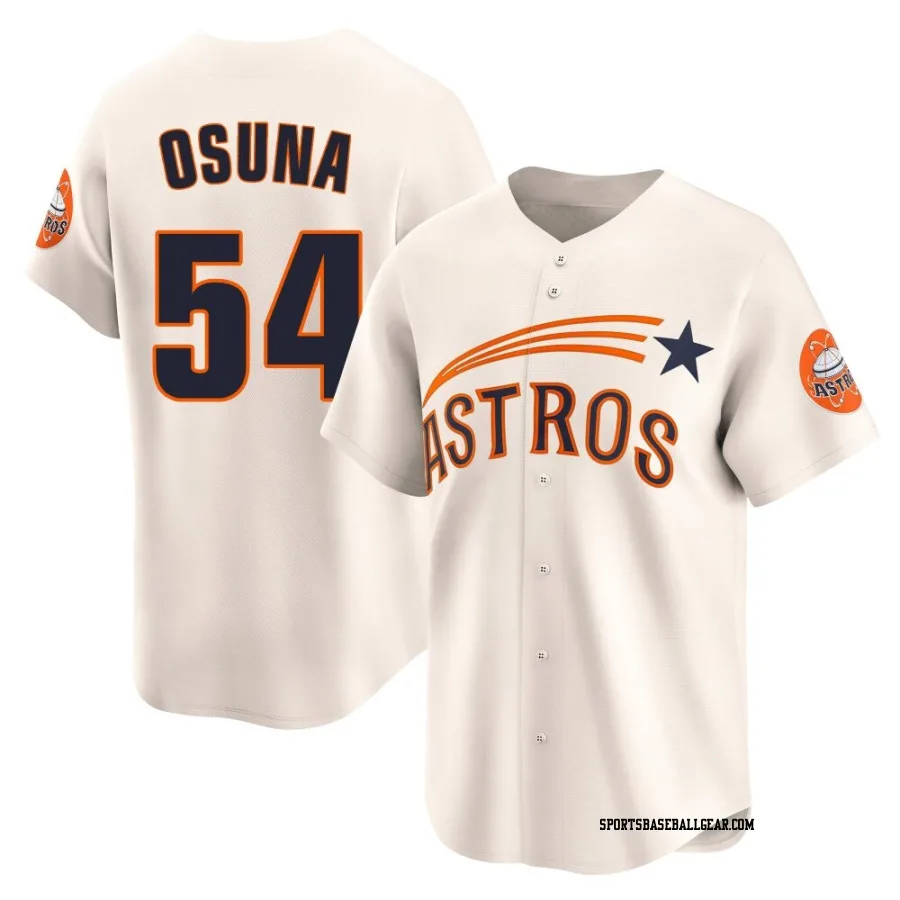 Roberto Osuna Youth Houston Astros Cream Limited Throwback Cooperstown Collection Jersey