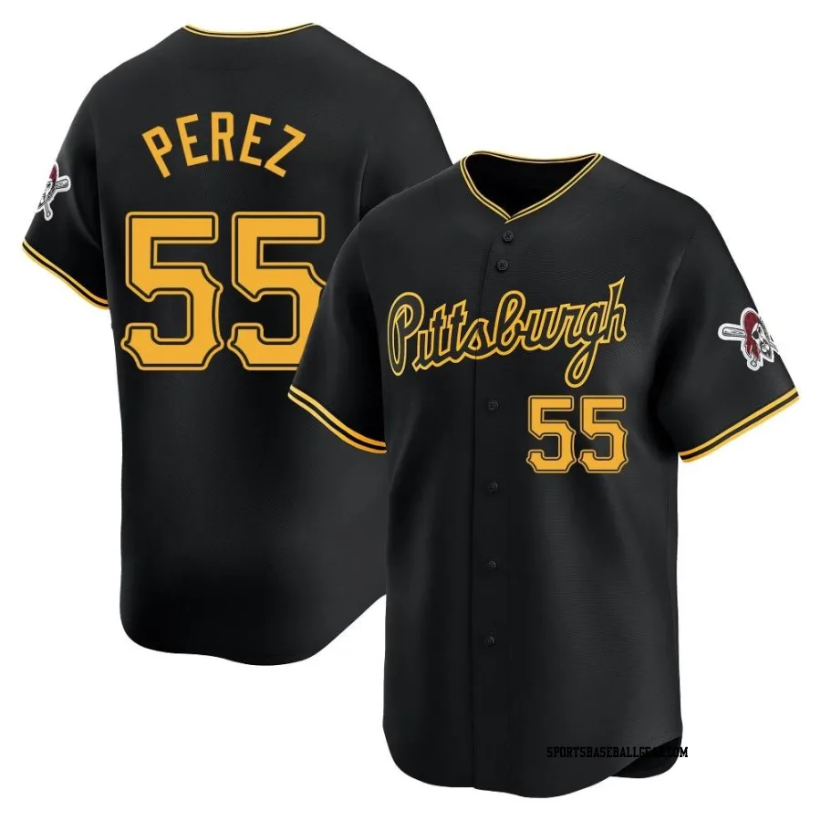 Roberto Perez Youth Pittsburgh Pirates Black Limited Alternate Jersey