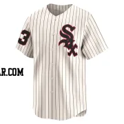 Robin Ventura Men's Chicago White Sox Cream Limited Throwback Cooperstown Jersey