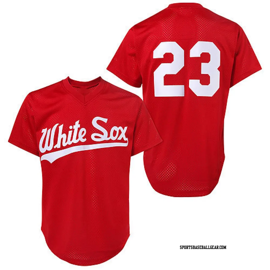 Robin Ventura Men's Chicago White Sox Red Authentic 1990 Throwback Jersey