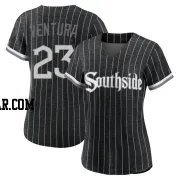 Robin Ventura Women's Chicago White Sox Black Replica 2021 City Connect Jersey
