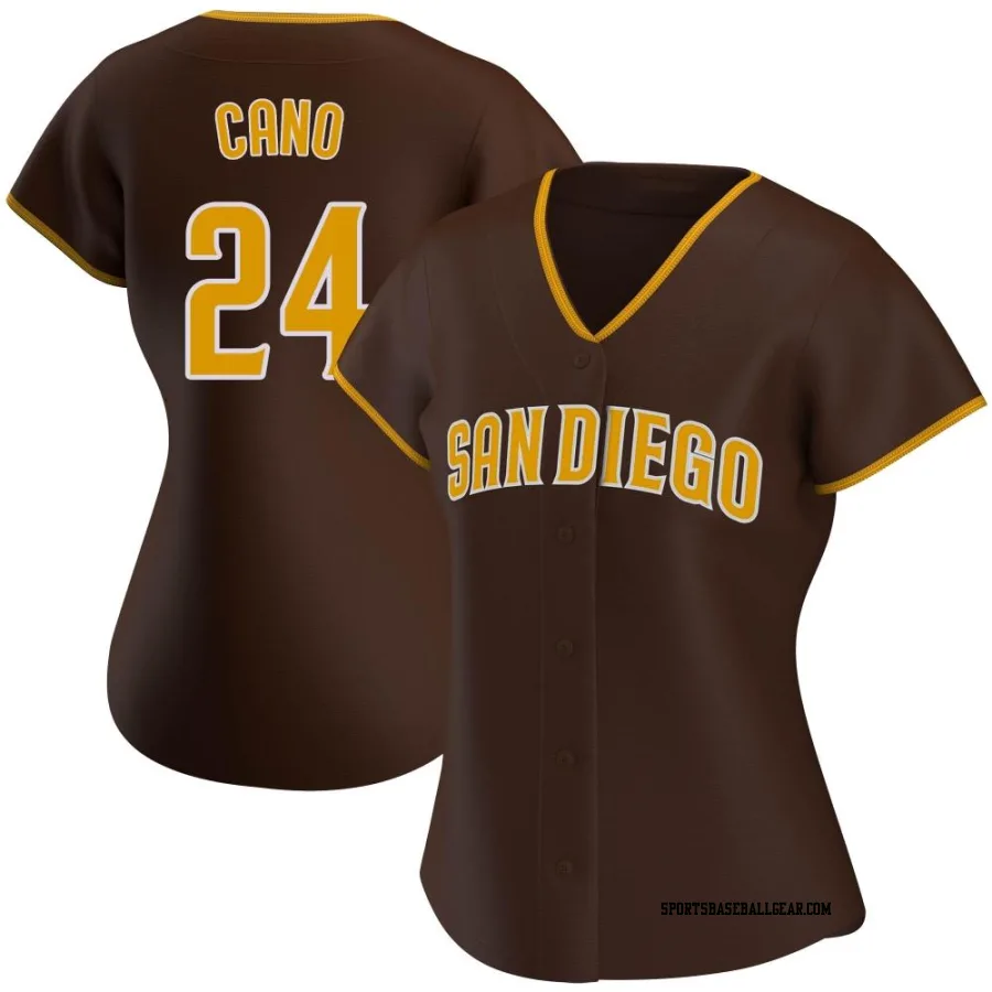 Robinson Cano Women's San Diego Padres Brown Authentic Road Jersey