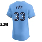 Robinson Pina Men's Toronto Blue Jays Blue Elite Powder Alternate Jersey
