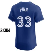 Robinson Pina Men's Toronto Blue Jays Royal Elite Alternate Jersey
