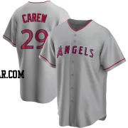 Rod Carew Youth Los Angeles Angels Replica Silver Road Jersey