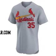 Roddery Munoz Men's St. Louis Cardinals Gray Elite Road Jersey