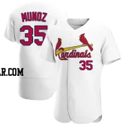 Roddery Munoz Men's St. Louis Cardinals White Authentic Home Jersey