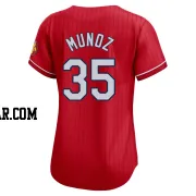 Roddery Munoz Women's St. Louis Cardinals Red Limited 2024 City Connect Jersey