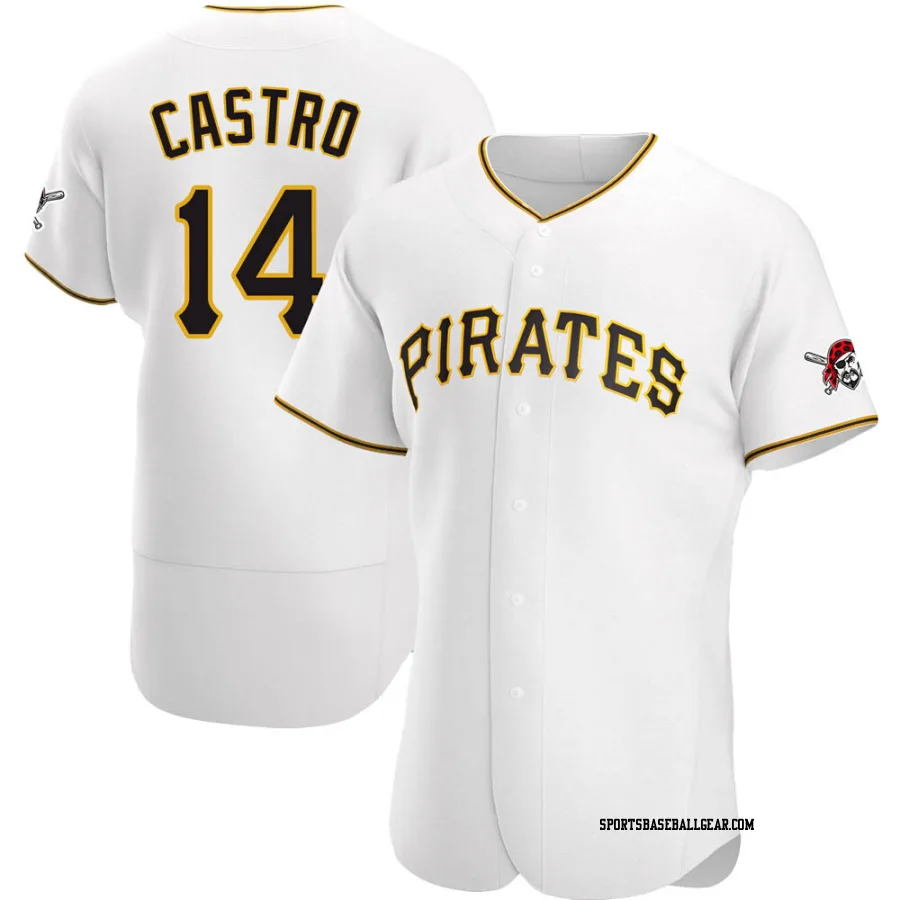 Rodolfo Castro Men's Pittsburgh Pirates White Authentic Home Jersey