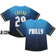 Rodolfo Castro Toddler Philadelphia Phillies Blue Limited 2024 City Connect Jersey