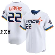 Roger Clemens Men's Houston Astros White Limited 2025 City Connect Jersey