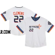Roger Clemens Toddler Houston Astros White Limited 2025 City Connect Jersey
