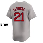 Roger Clemens Youth Boston Red Sox Gray Limited Away Jersey