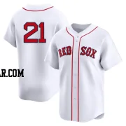 Roger Clemens Youth Boston Red Sox White Limited 2nd Home Jersey