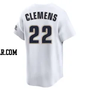 Roger Clemens Youth Houston Astros White Limited Throwback Cooperstown Collection Jersey