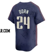 Roger Dorn Men's Cleveland Guardians Navy Limited 2024 City Connect Jersey