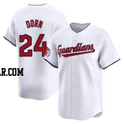 Roger Dorn Men's Cleveland Guardians White Limited Home Jersey