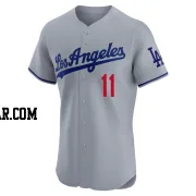 Roki Sasaki Men's Los Angeles Dodgers Gray Elite Road Jersey