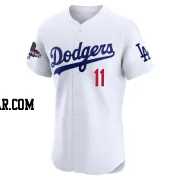 Roki Sasaki Men's Los Angeles Dodgers White Elite Home World Series Champions Jersey