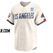 Roki Sasaki Youth Los Angeles Dodgers Cream Limited 2024 City Connect World Series Champions Jersey