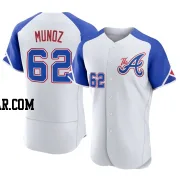 Rolddy Munoz Men's Atlanta Braves White Authentic 2023 City Connect Jersey