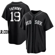 Roman Anthony Men's Boston Red Sox Black/White Replica Jersey