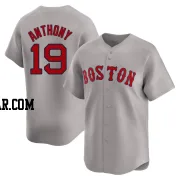 Roman Anthony Men's Boston Red Sox Gray Limited Away Jersey