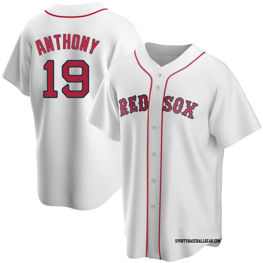 Roman Anthony Youth Boston Red Sox White Replica Home Jersey