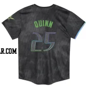 Roman Quinn Toddler Tampa Bay Rays Charcoal Limited 2024 City Connect Jersey